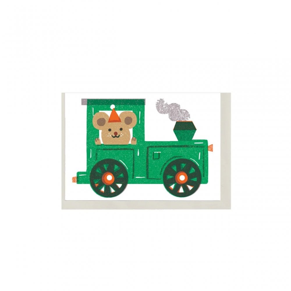 THE PRINTED PEANUT Mini Train Card