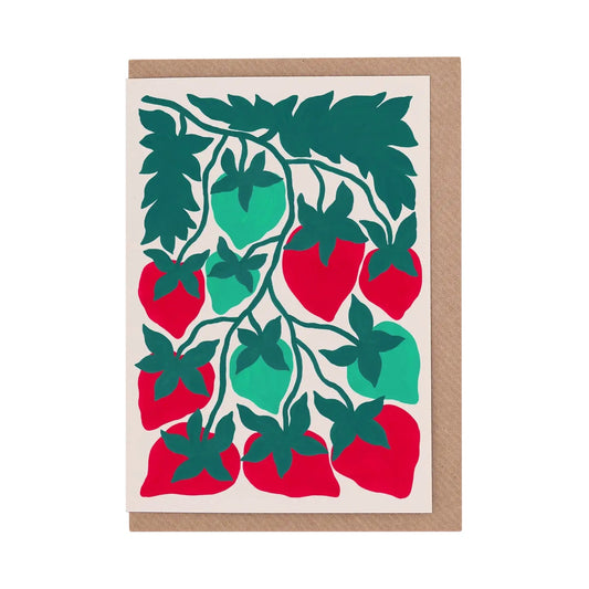 LIV LEE Strawberries Card