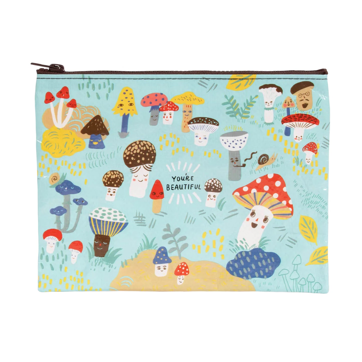 BLUE Q Lil Mushroom Zipper Pouch