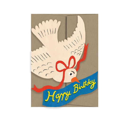 ISATOPIA Birthday Bird Card