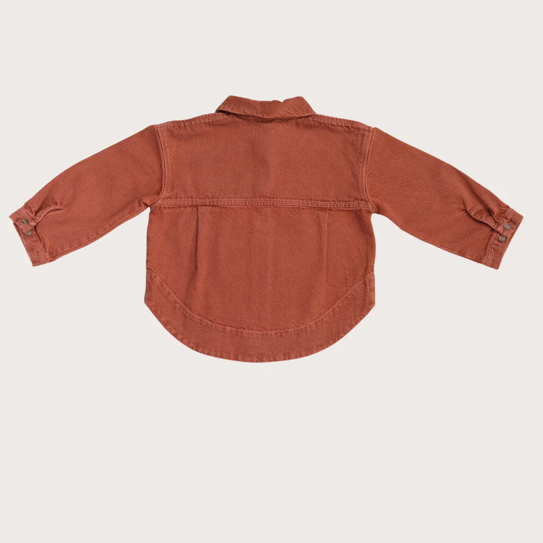 STUDIO KOTER Jagger Turquoise Denim Shirt