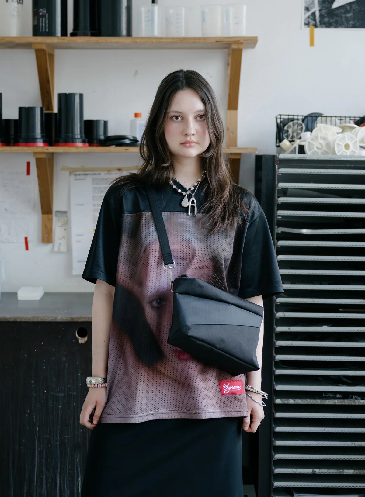 SUSAN BIJL Black & Black Medium Bum Bag