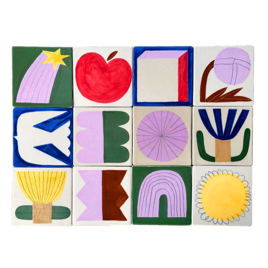 ANNE WENKEL Jardin Collection Ceramic Tiles