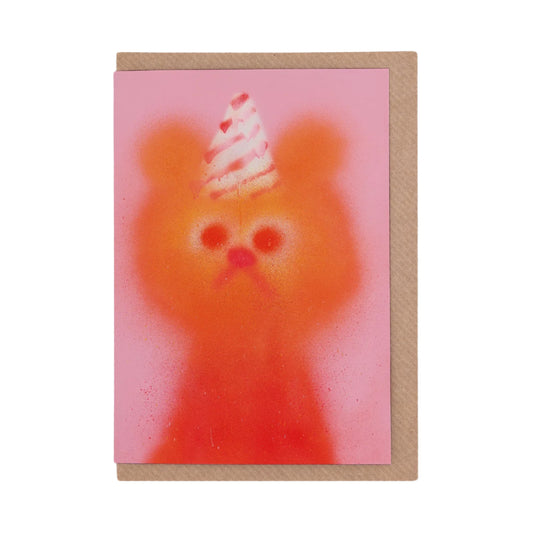 JON BURGERMAN Fizzy Orange Cloud Card