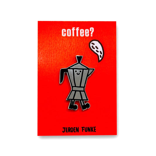 JEROEN FUNKE Coffee Pot Pin