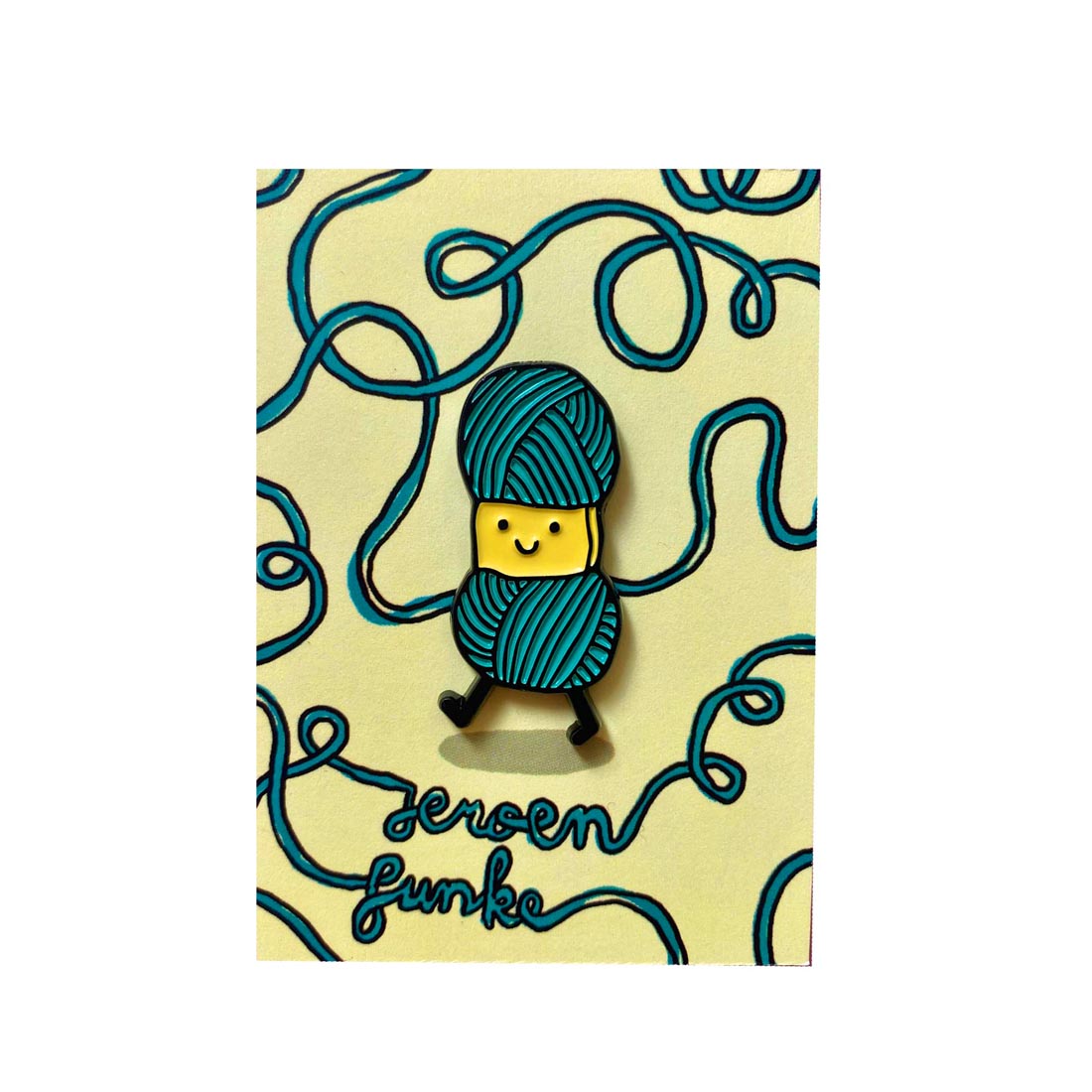 JEROEN FUNKE Yarn Ball Pin