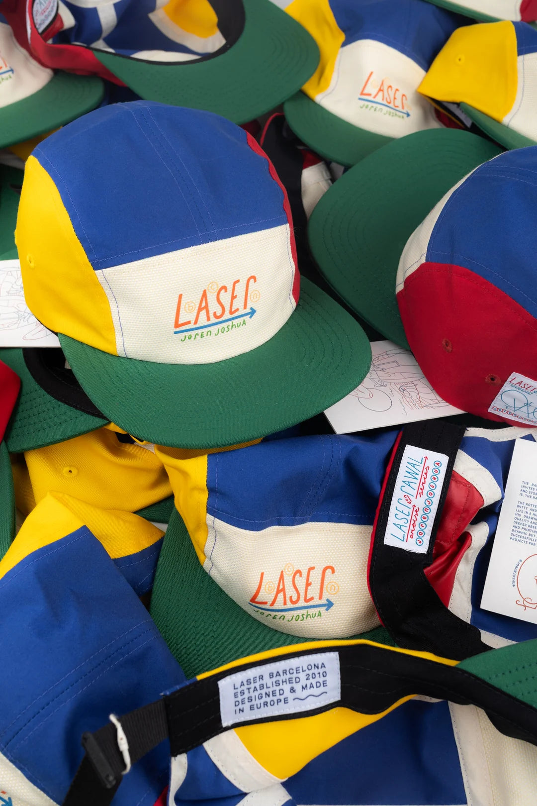 LASER BARCELONA Joren Joshua Patchwork 5 Panel Cap
