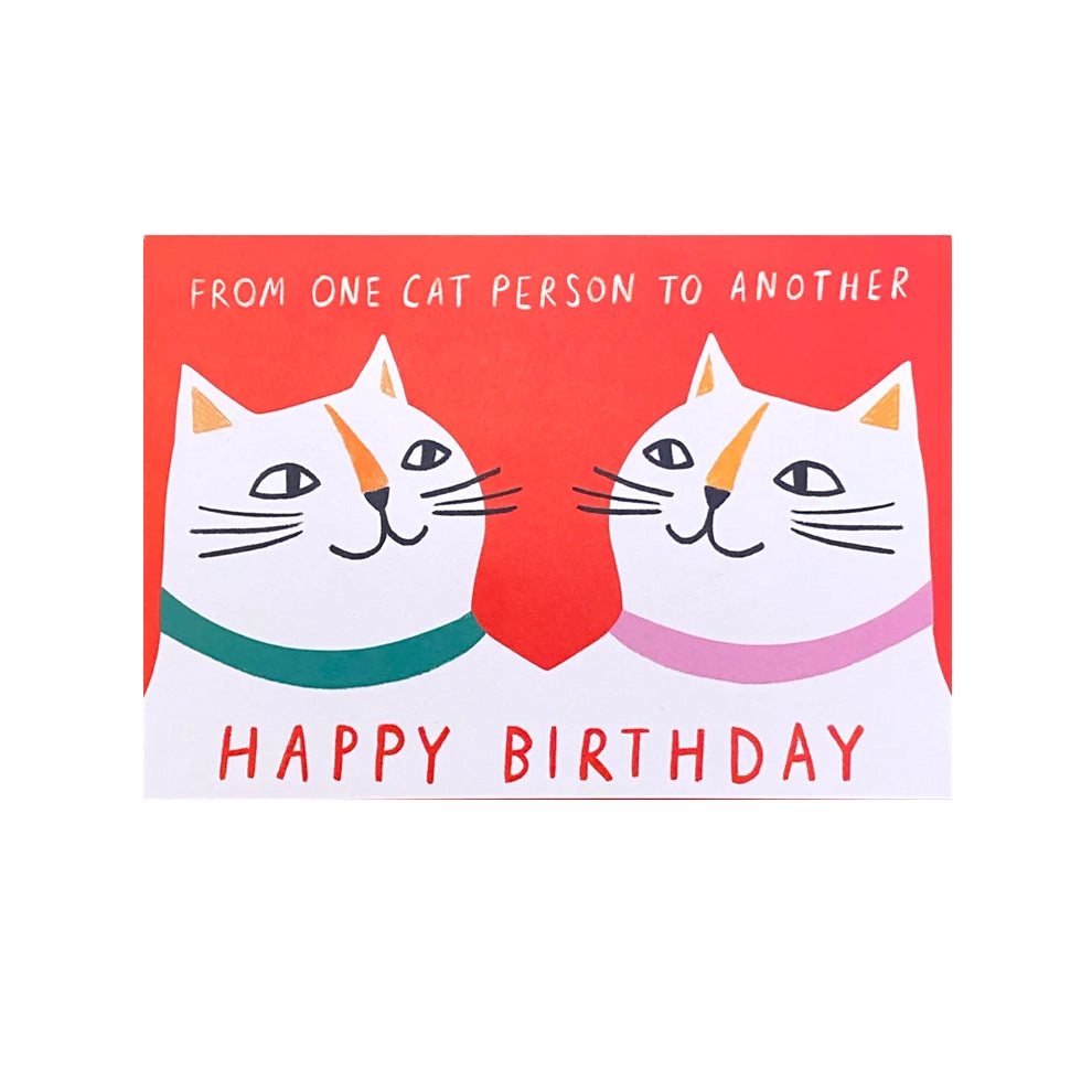 KITTY KENDA From One Cat Person To Another Card