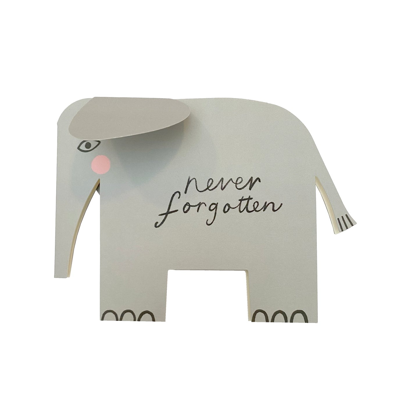 KITTY KENDA Never Forgotten Elephant Card