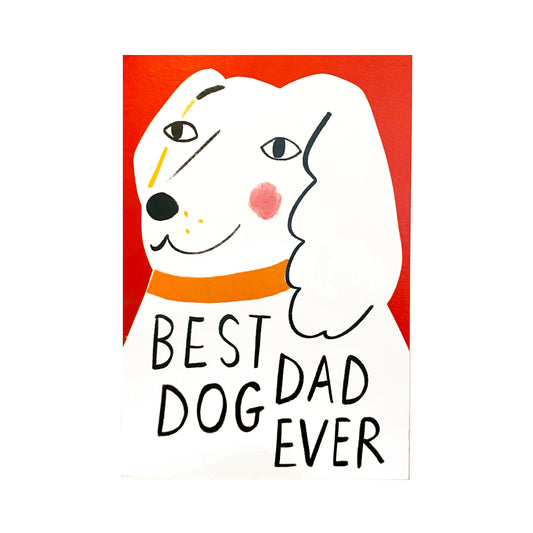 KITTY KENDA Best Dog Dad Card