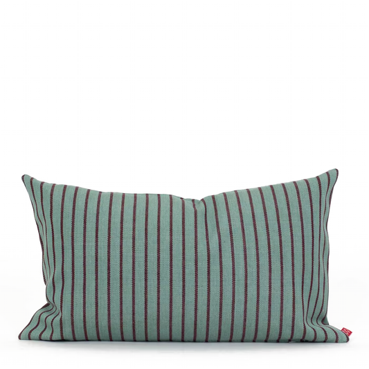 A WORLD OF CRAFT Diana Green/Wine Cushion Cover 30cm x 50cm