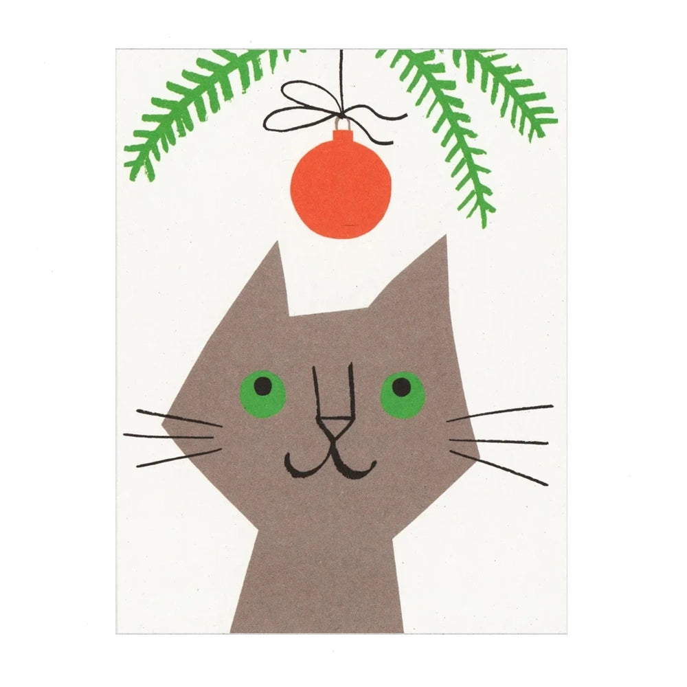 LISA JONES Festive Feline Mini Card