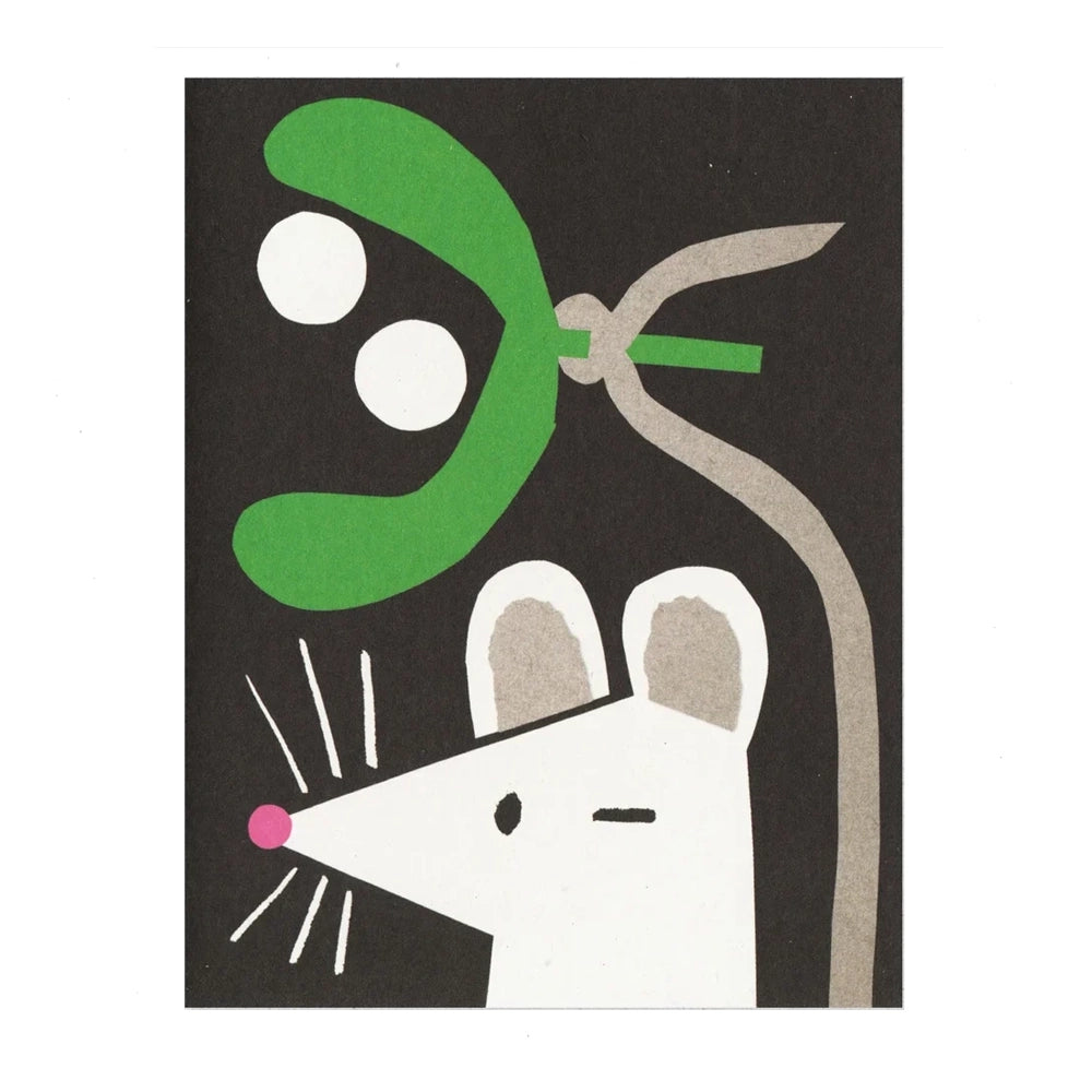 LISA JONES Mistletoe Mouse Mini Card