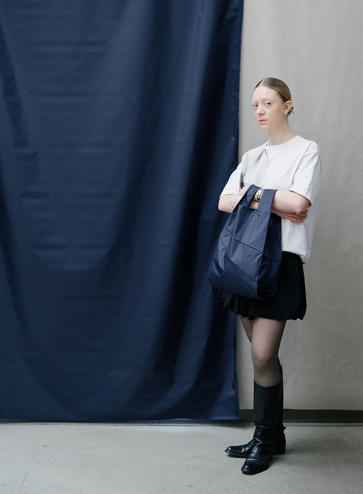 SUSAN BIJL Mono Water Medium Shopping Bag