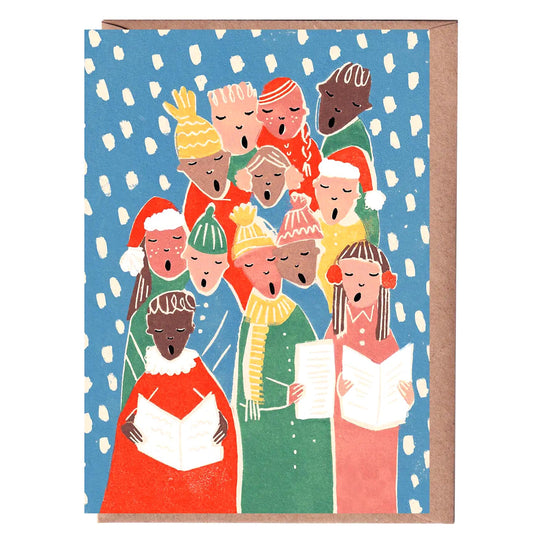 LUIZA HOLUB Carol Singers Card