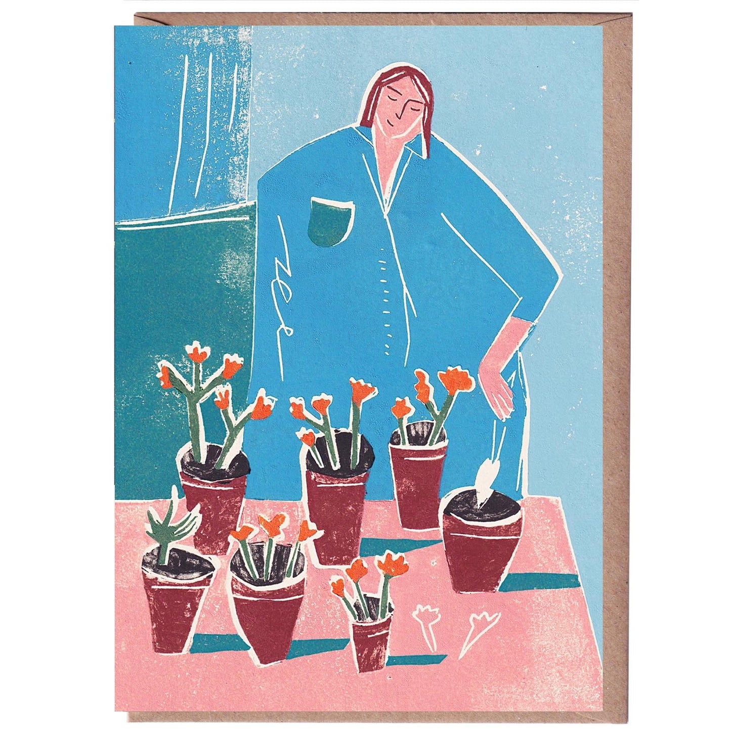 LUIZA HOLUB Potting Plants Card