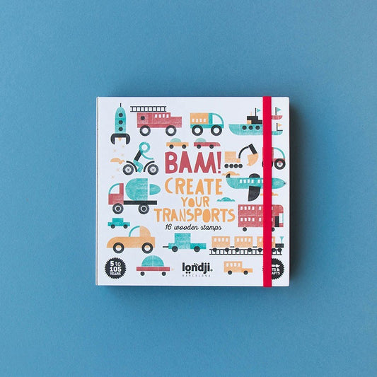 LONDJI Bam! Transports Stamp Kit
