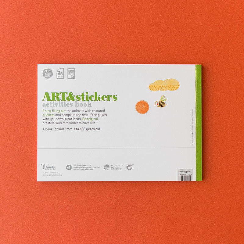LONDJI Art & Stickers Activity Book