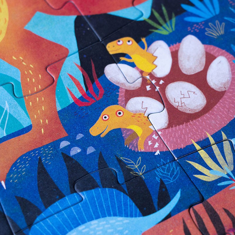 LONDJI Little Dino Pocket Puzzle