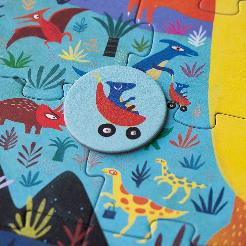 LONDJI Little Dino Pocket Puzzle