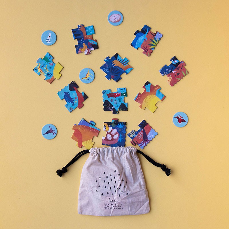 LONDJI Little Dino Pocket Puzzle