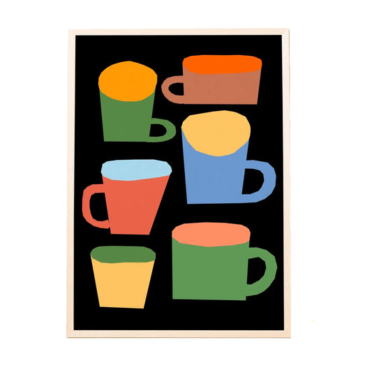 MARCELLO VELHO Colourful Mugs Print