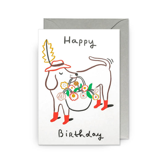 MARIE ASSÉNAT Birthday Dog Card