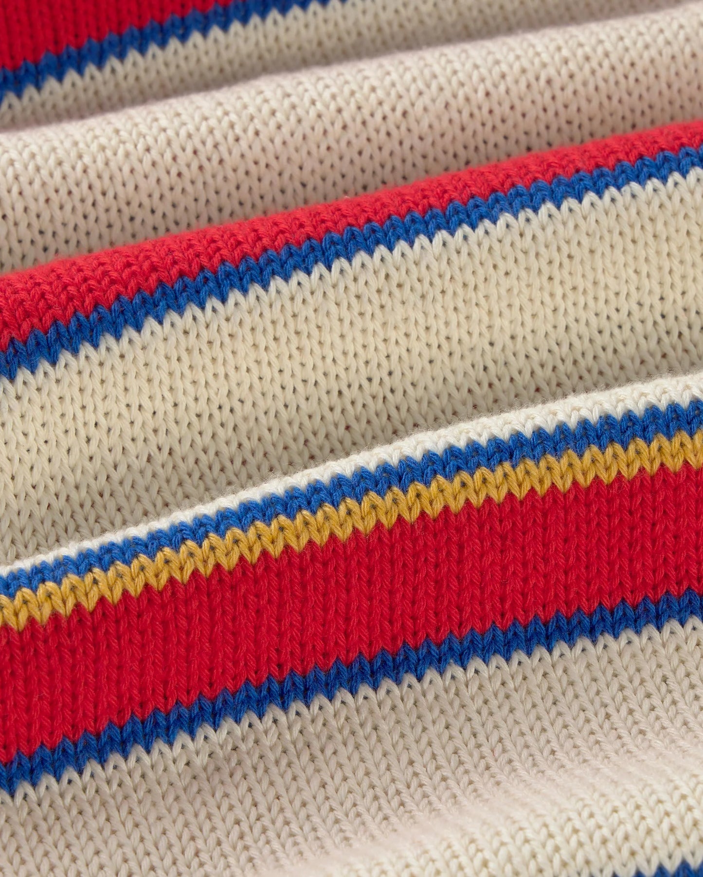 THINKING MU Beto Striped Boxy Sweater