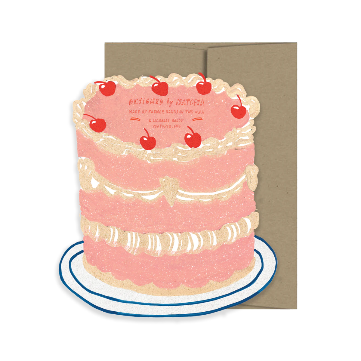 ISATOPIA Party Cake Card