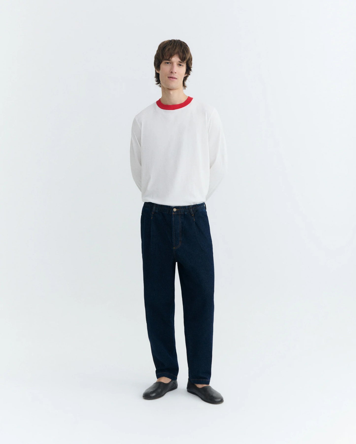 THINKING MU Luc Jeans Navy