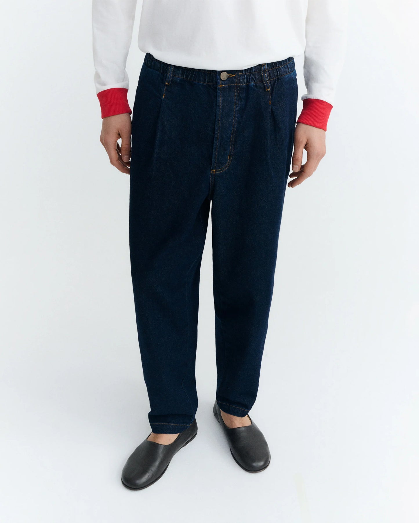 THINKING MU Luc Jeans Navy
