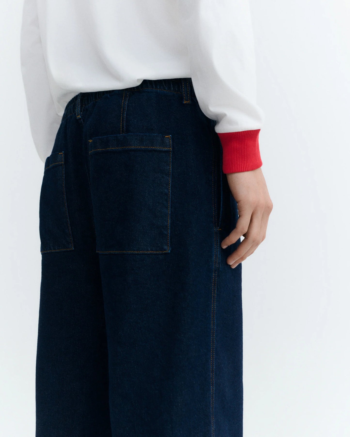 THINKING MU Luc Jeans Navy