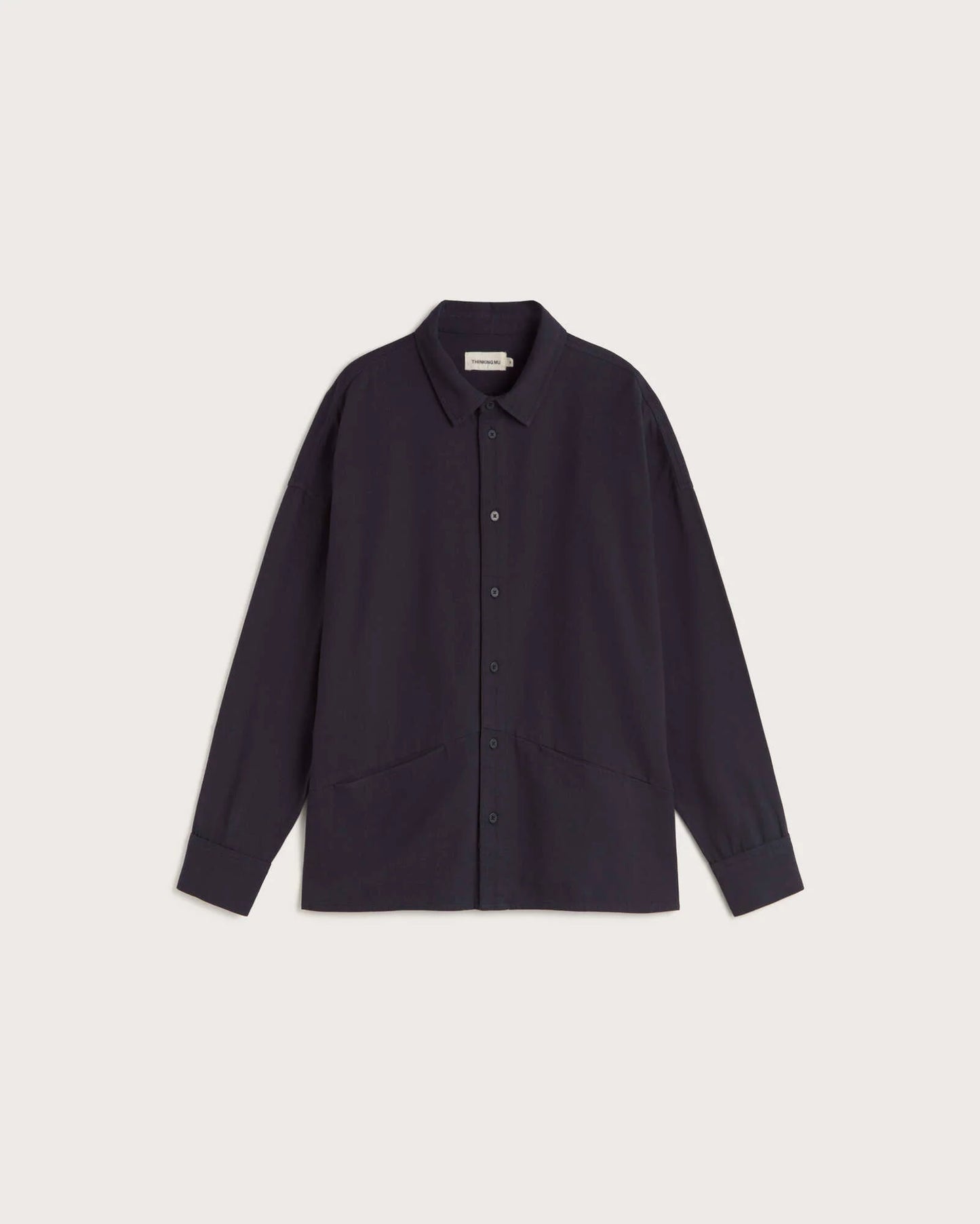 THINKING MU Jim Shirt Navy