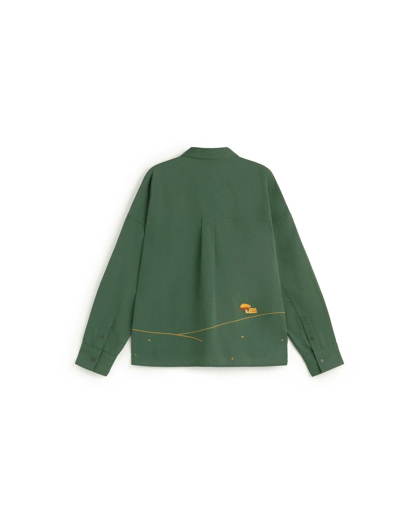 THINKING MU Jim Shirt Hand Embroidered