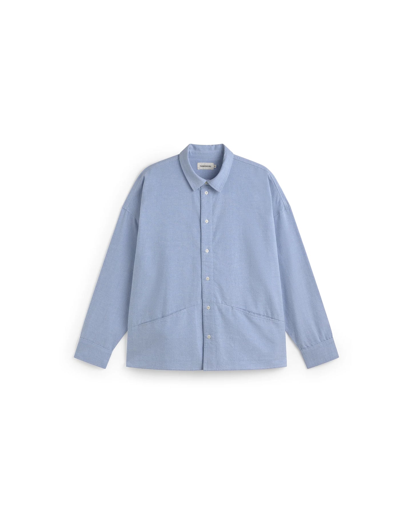 THINKING MU Jim Shirt Light Blue