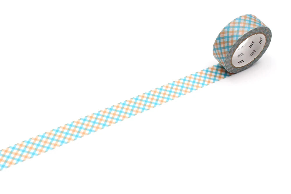 MT Diagonal Plaid Washi Tape
