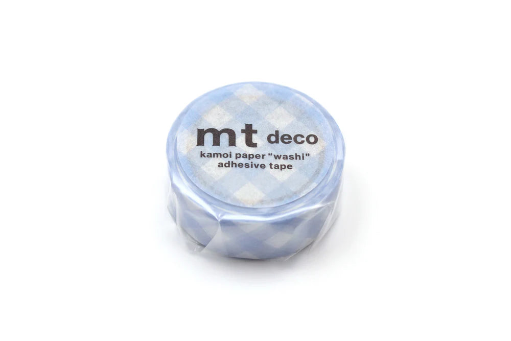 MT Ultramarine Diagonal Check Washi Tape