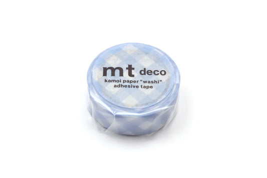 MT Ultramarine Diagonal Check Washi Tape