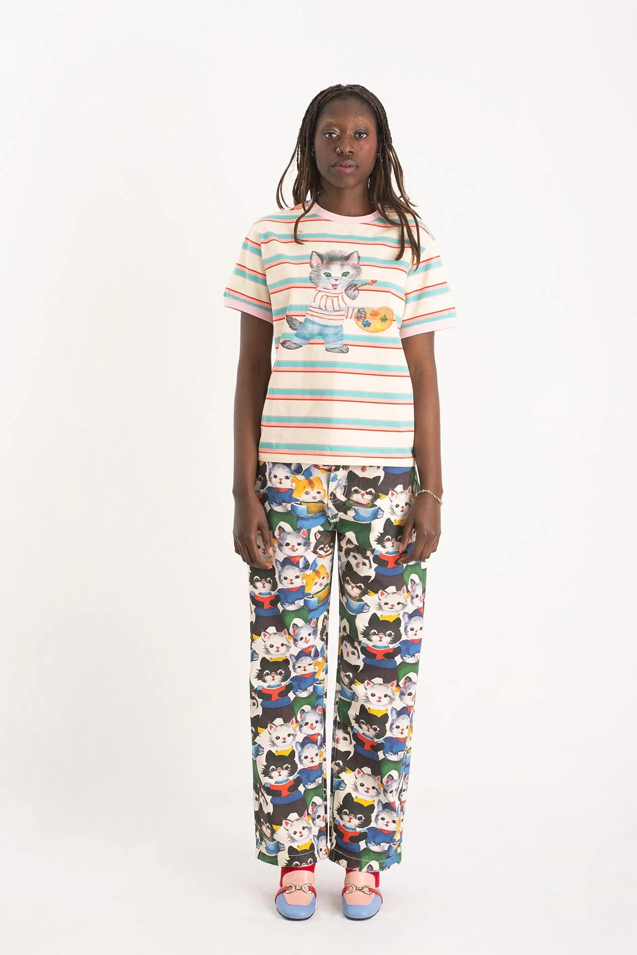 OUTSIDERS DIVISION cat Composition Trousers