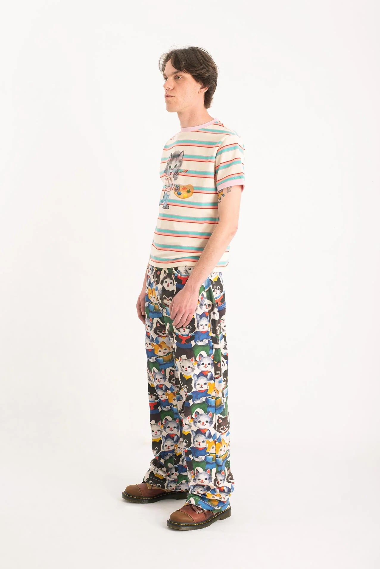 OUTSIDERS DIVISION cat Composition Trousers