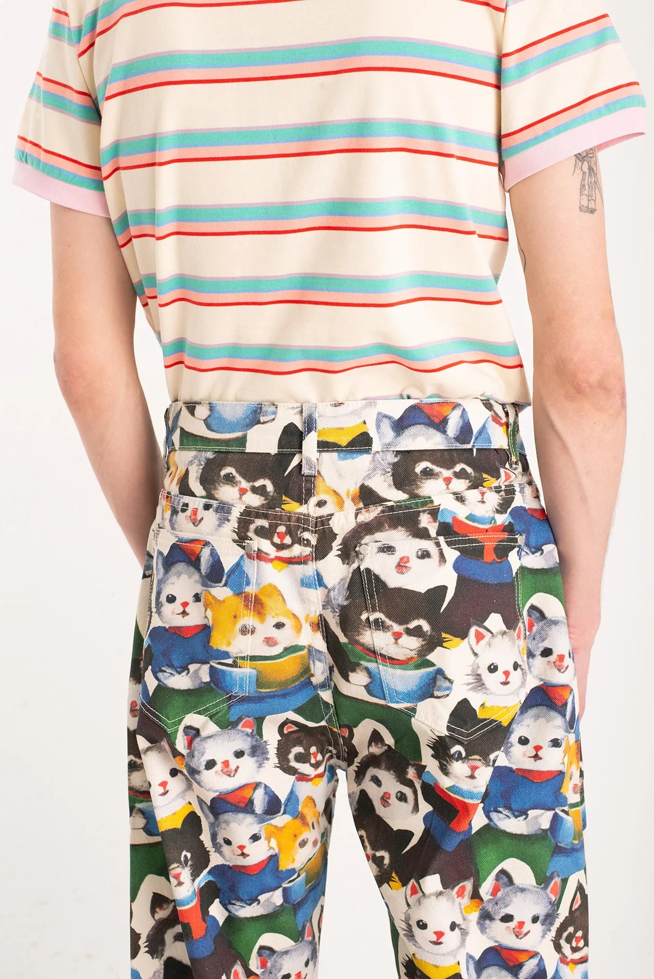 OUTSIDERS DIVISION cat Composition Trousers