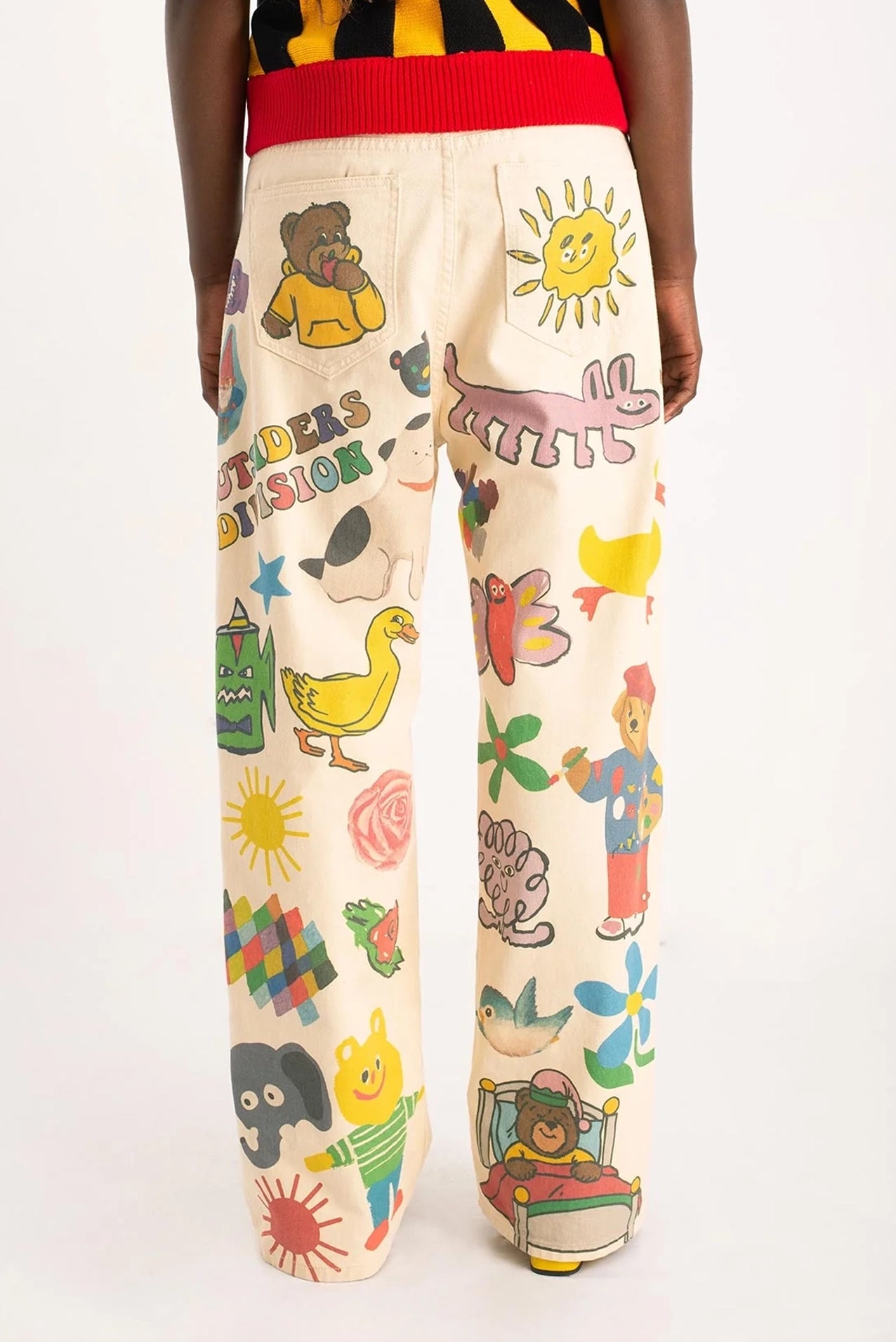 OUTSIDERS DIVISION Graphic Rave Trousers