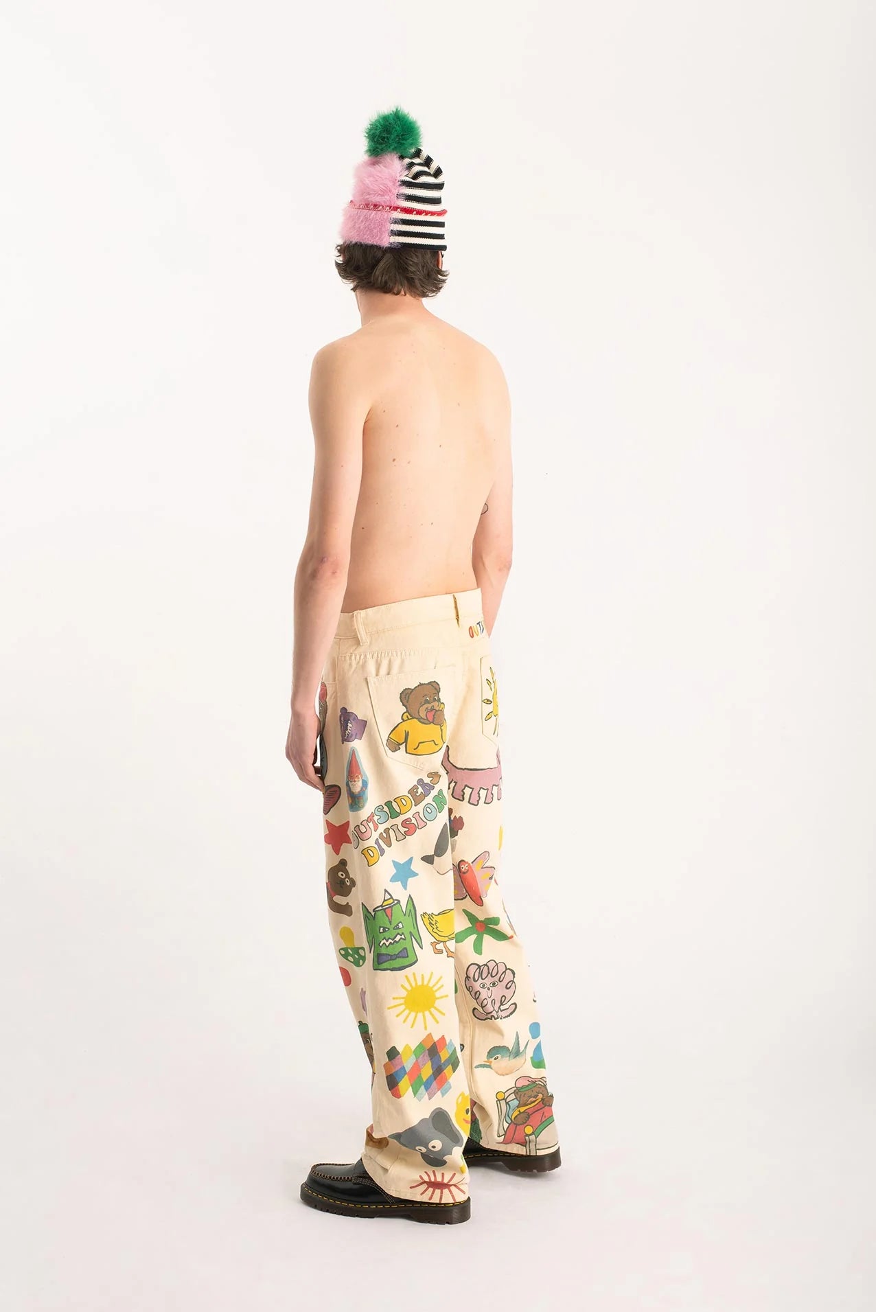 OUTSIDERS DIVISION Graphic Rave Trousers
