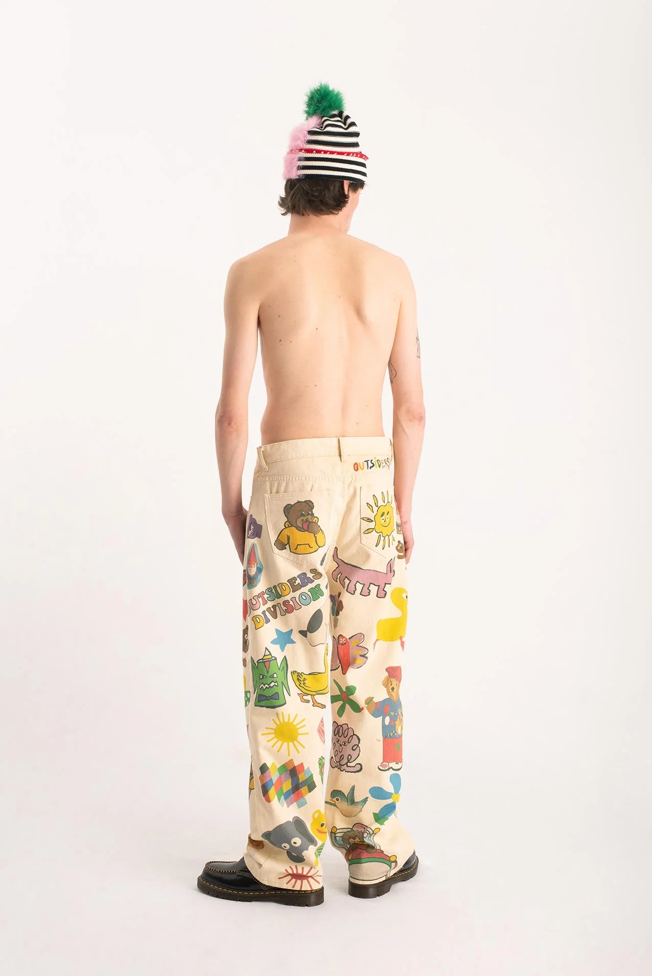 OUTSIDERS DIVISION Graphic Rave Trousers