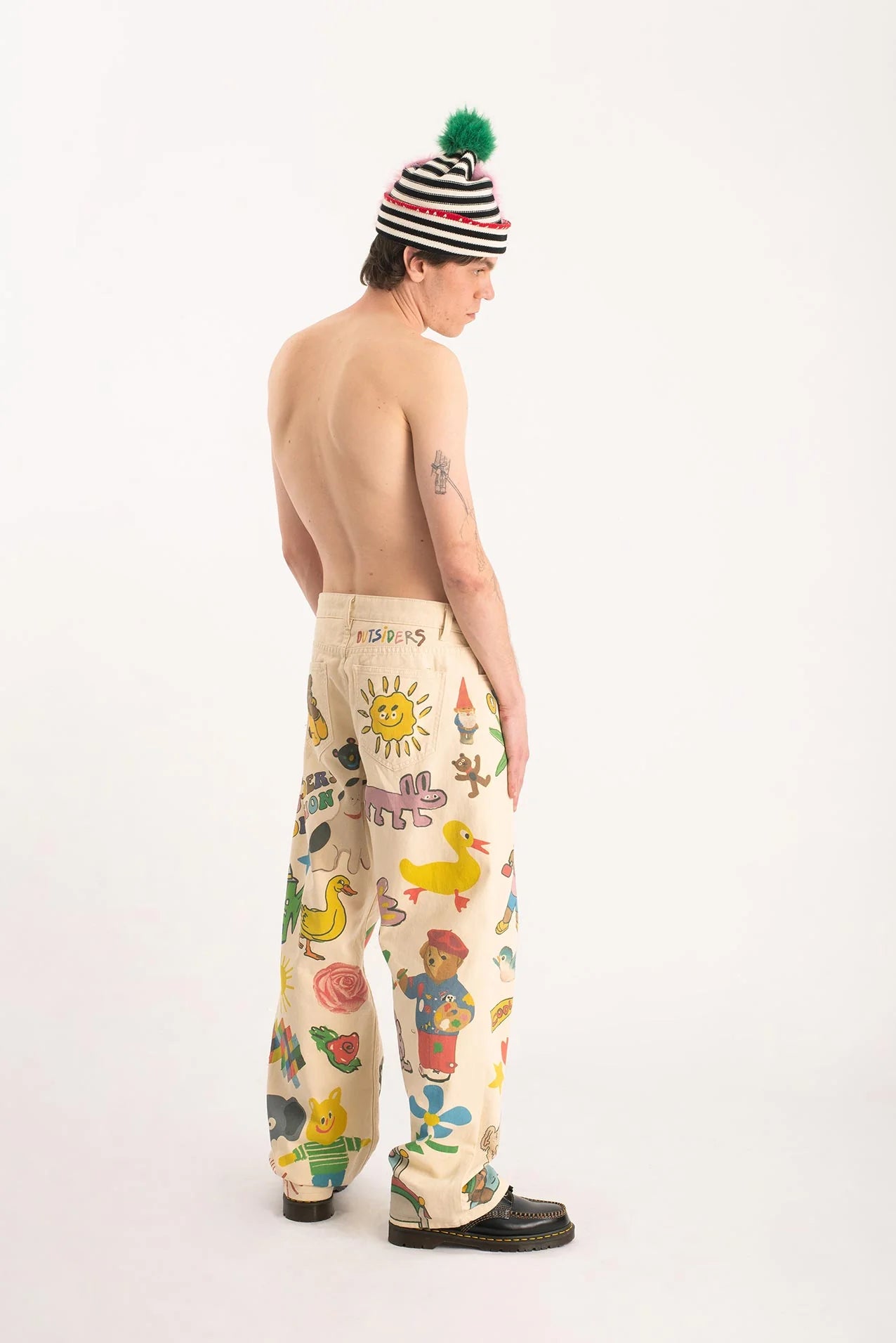 OUTSIDERS DIVISION Graphic Rave Trousers