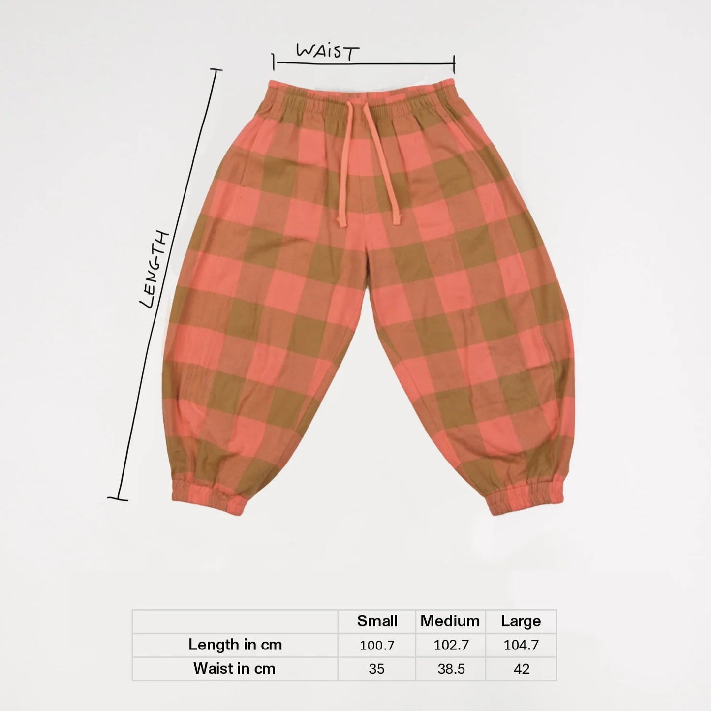 STUDIO KOTER - ADULT Otis Flannel Check Joggers
