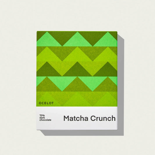 OCELOT Matcha Crunch Dark Chocolate 70g
