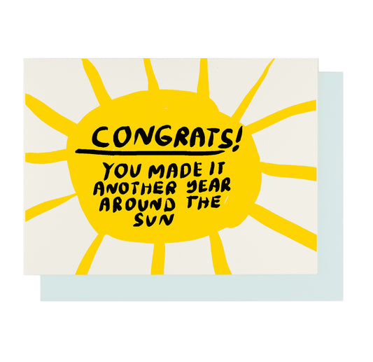 PEOPLE I'VE LOVED Congrats Birthday Card