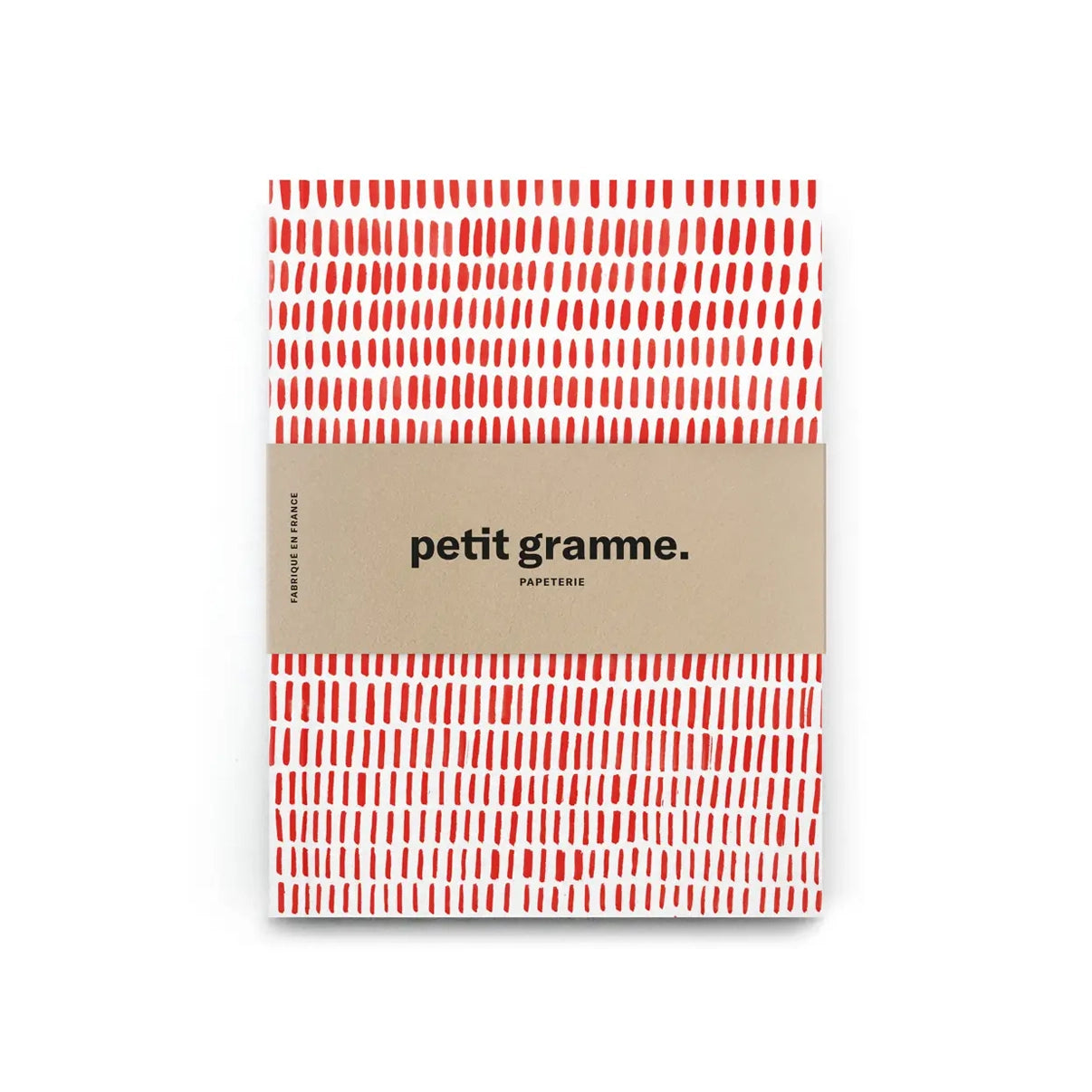 PETIT GRAMME Red Lines Pocket Notebook