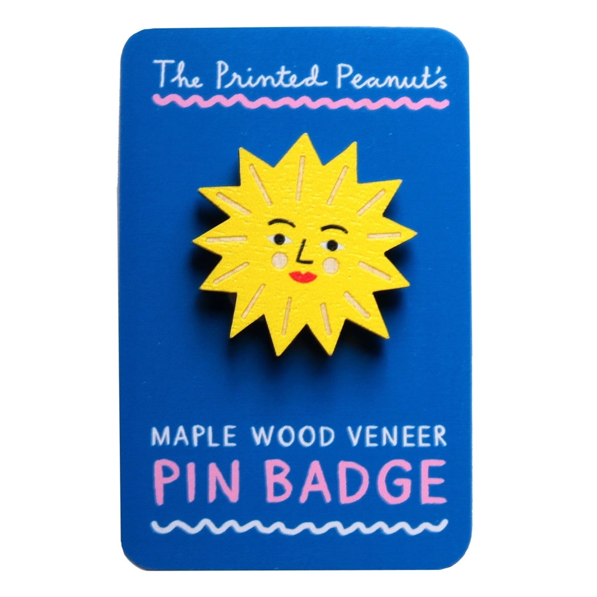 THE PRINTED PEANUT Sun Badge